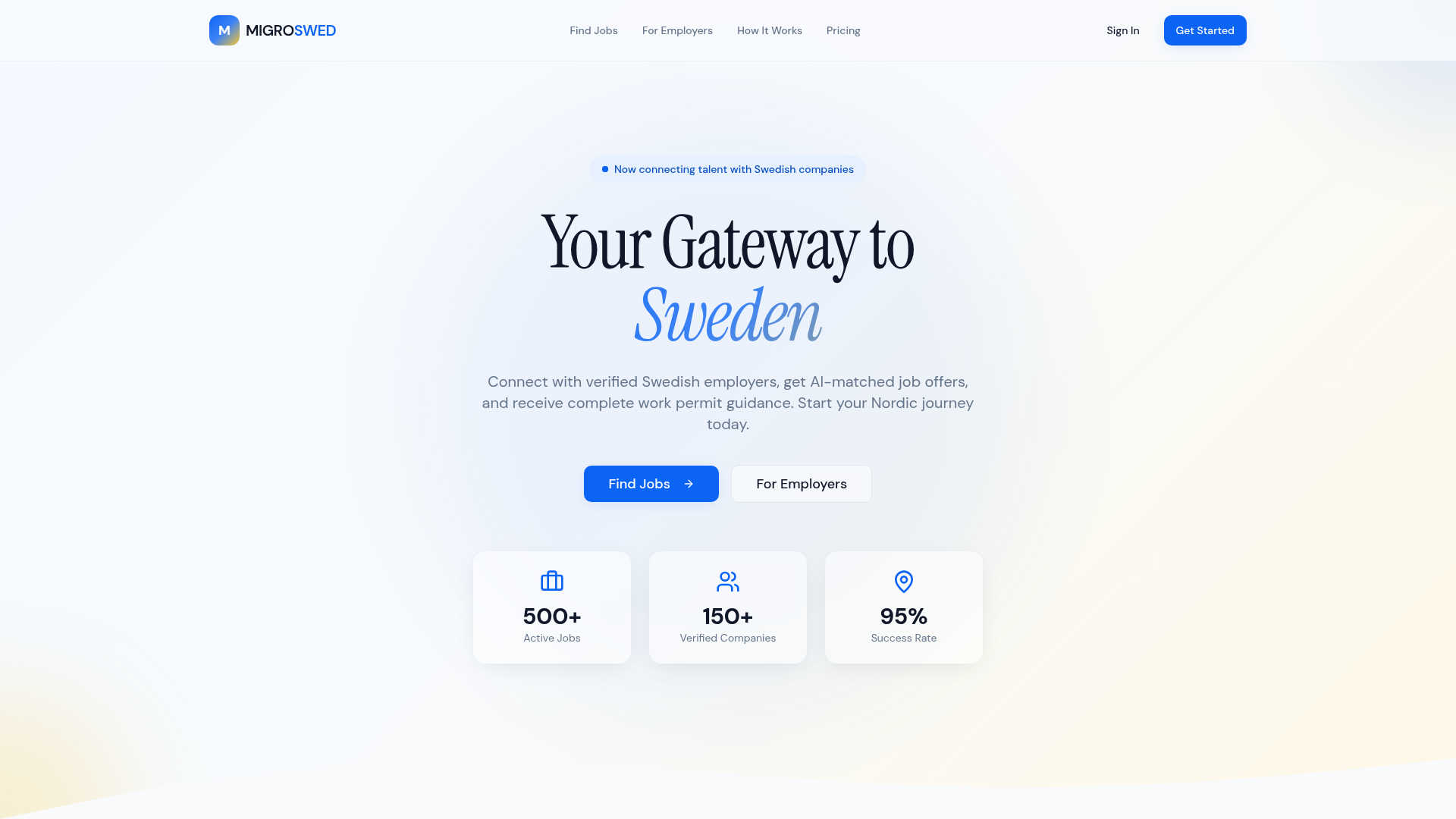 Migroswed website preview